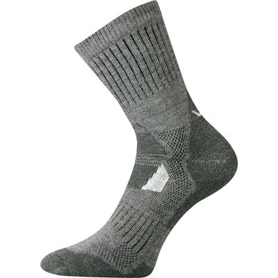Ponožky zimní thermo z merino STABIL se stříbrem SVĚTLE ŠEDÉ