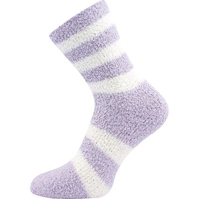 Ponožky dámské žinylkové SVĚTLANA 2pack LILA