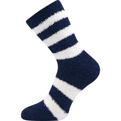 Ponožky dámské žinylkové SVĚTLANA 2pack TMAVĚ MODRÉ