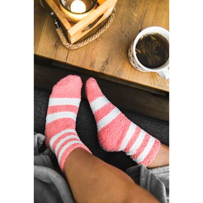 Ponožky dámské žinylkové SVĚTLANA 2pack RŮŽOVÉ