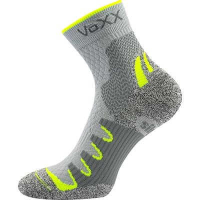 Ponožky sportovní s ionty stříbra SYNERGY anatomicky tvarované SVĚTLE ŠEDÉ
