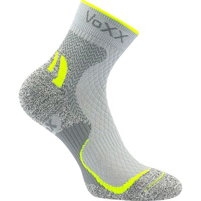 Ponožky sportovní s ionty stříbra SYNERGY anatomicky tvarované SVĚTLE ŠEDÉ