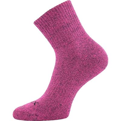 Ponožky silné TAMI melírované MAGENTA MELÉ