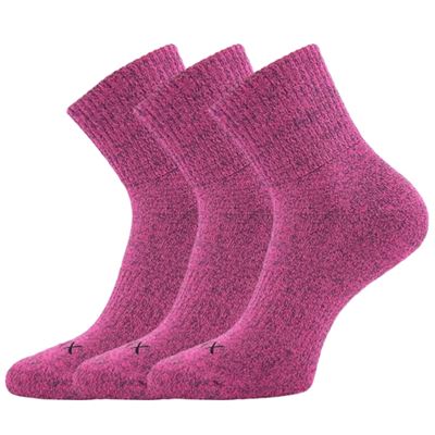 Ponožky silné TAMI melírované MAGENTA MELÉ VoXX 127609 2