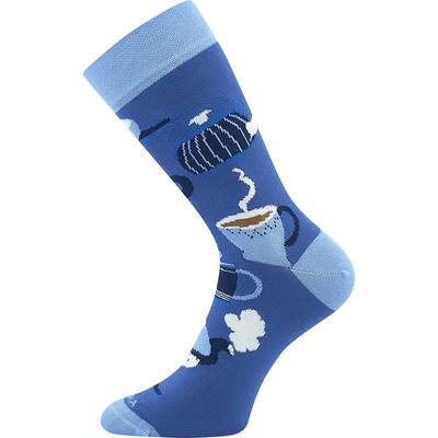 Ponožky v kelímku s motivem čaje TEA vzor 1