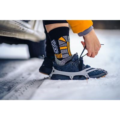 Ponožky termo zimní TRACTION vlněné ŽLUTÉ