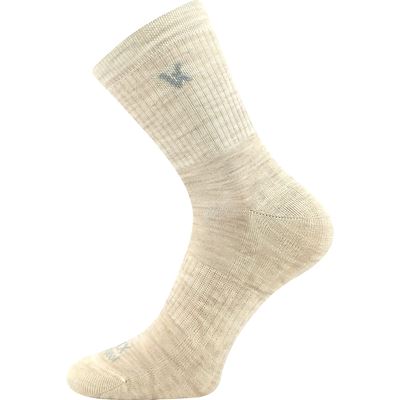 Ponožky sportovní z merino TWARIX s ionty stříbra BÉŽOVÉ