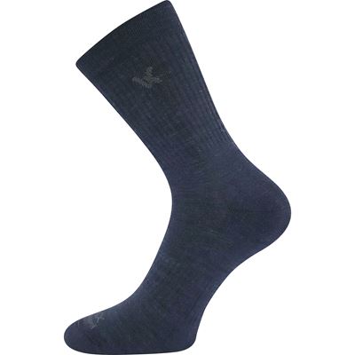 Ponožky sportovní z merino TWARIX s ionty stříbra TMAVĚ MODRÉ