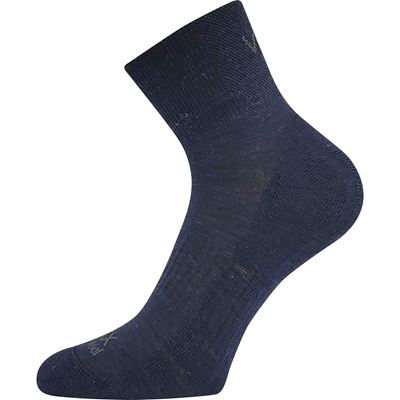 Ponožky krátké sportovní z merino TWARIX SHORT s ionty stříbra TMAVĚ MODRÉ