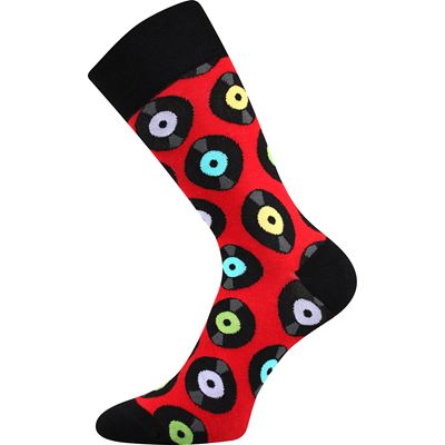 Ponožky společenské vtipné TWIDOR s obrázky LP DESEK