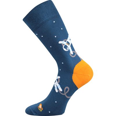 Ponožky společenské vtipné TWIDOR s obrázky KOSMONAUTA