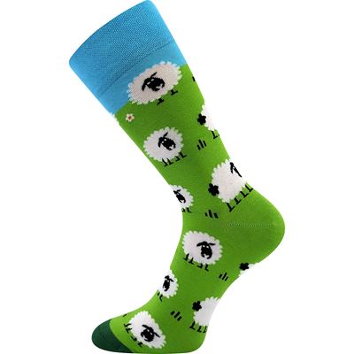 Ponožky společenské vtipné TWIDOR s obrázky OVEČEK