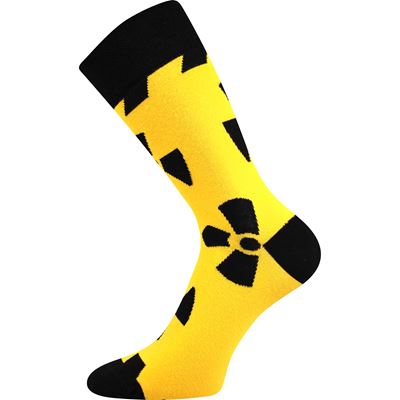 Ponožky společenské vtipné TWIDOR s obrázky RADIACE