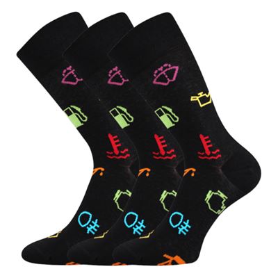 Ponožky společenské vtipné TWIDOR s obrázky SIGNÁLŮ