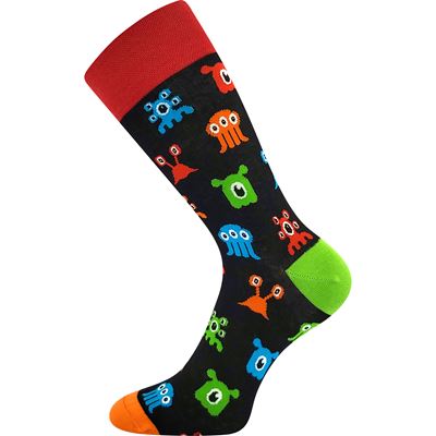 Ponožky společenské vtipné TWIDOR s obrázky UFONŮ