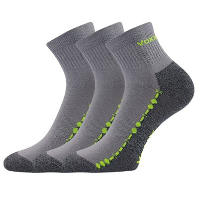 Ponožky bavlněné sportovní VECTOR světle šedé (3 páry)