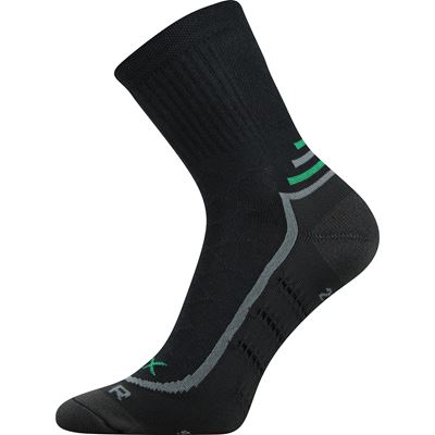 Ponožky sportovní anatomicky tvarované VERTIGO s masážním chodidlem TMAVĚ ŠEDÉ