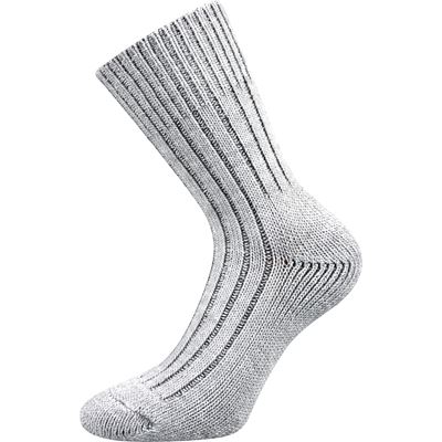 Ponožky zimní vlněné WILLIE šedé melé