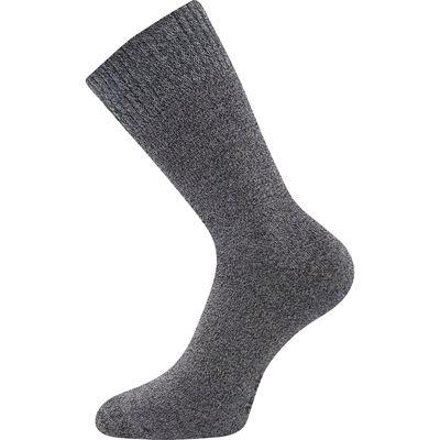 Ponožky silné WOLIS melírované TMAVĚ ŠEDÉ