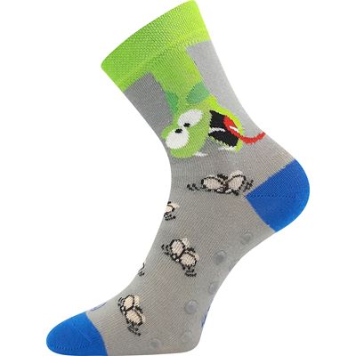 Ponožky dětské WOODIK ABS obrázkové CHLAPECKÉ (3 páry)
