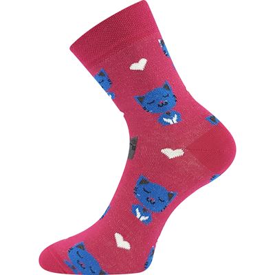 Ponožky dámské letní XANTIPA 42 se zvířátky MIX (3 páry)