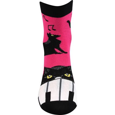 Ponožky dámské letní XANTIPA 48 s kočkami MIX (3 páry)