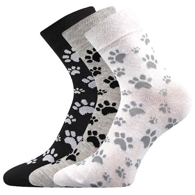 Ponožky dámské letní XANTIPA 50 se stopami MIX A (3 páry)