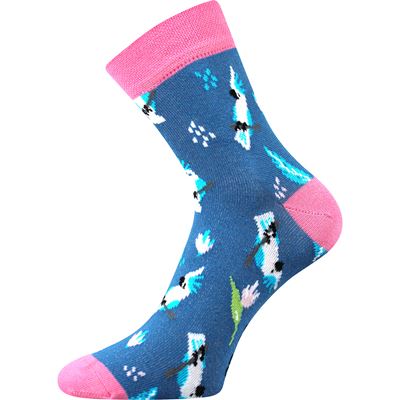 Ponožky dámské letní XANTIPA 66 se zvířátky MIX (3 páry)