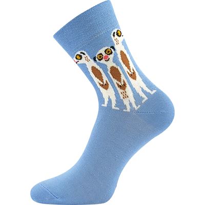 Ponožky dámské letní XANTIPA 68 se zvířátky MIX (3 páry)