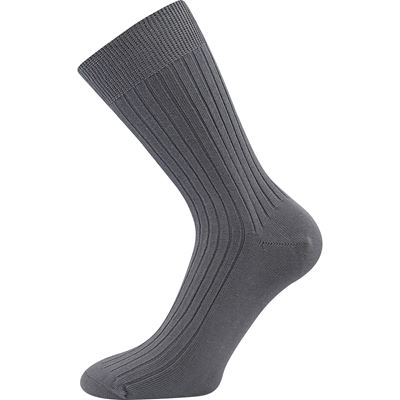 Ponožky pánské slabé ZEBRAN 100% bavlněné ŠEDÉ