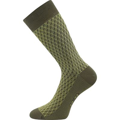Ponožky pánské společenské ŽERYK s bavlnou KHAKI