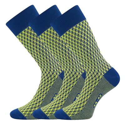 Ponožky pánské společenské ŽERYK s bavlnou MODRÉ