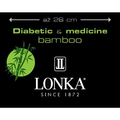 Ponožky velmi roztažné DIABAMBIX pro diabetiky ČERNÉ Lonka 126874 3