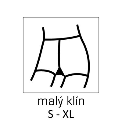Punčochové kalhoty VALENTINA vzorované NERO (černé)