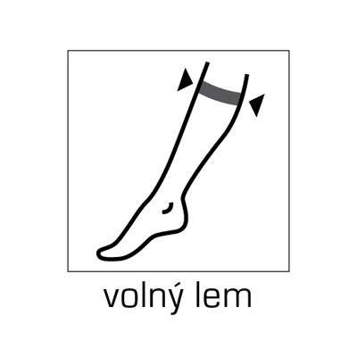 Ponožky dámské silonkové NYLON socks NERO (černé) 5 párů v balení