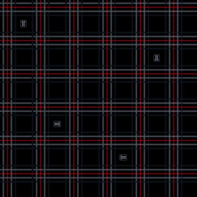 Košile noční pánská s krátkým rukávem EMBER bavlněná VZOR X-2 kostkovaná