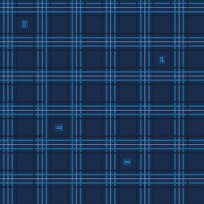 Pyžamo pánské s krátkým rukávem EKANS bavlněné VZOR X-3 kostkované