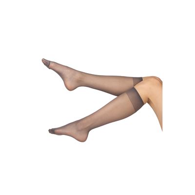 Podkolenky dámské silonkové NYLON knee-socks FUMO (kouřově šedé) 2 páry v balení