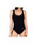 Košilka dámská bambusová BAMBOO SEAMLESS 010 s krajkou BLACK (černá)