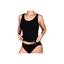 Košilka dámská bambusová BAMBOO SEAMLESS 011 bezešvá BLACK (černá)