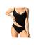 Košilka dámská bambusová BAMBOO SEAMLESS 012 s krajkou BLACK (černá)