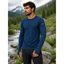 Tričko funkční pánské MERINOWOOL 03 slim s dlouhým rukávem JEANS