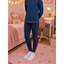 Spodky funkční dětské MERINOWOOL 22 dlouhé JEANS/magenta