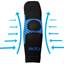 Návlek na loket kompresní PROTECT s ionty stříbra ČERNÝ