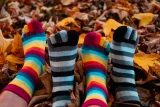 ponožky Prstan-a 10 pruhy