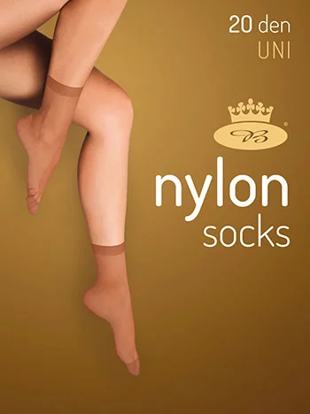 ponožky NYLON / 5 párů camel