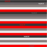 Multifunkční návlek VoXX pruhy neon červená