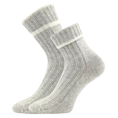 ponožky Civetta světle šedá melé