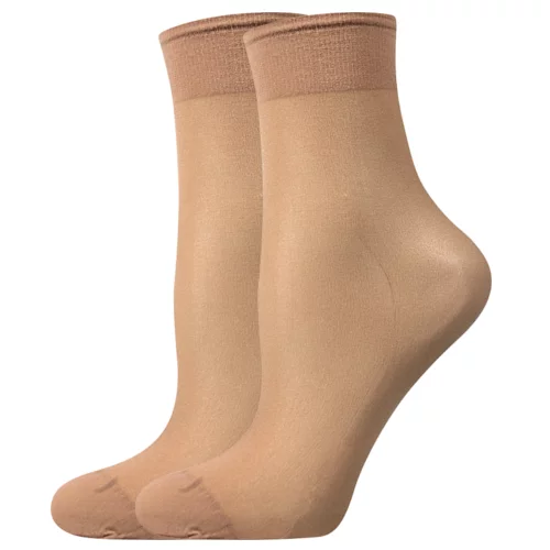 ponožky NYLON / 2 páry (sáček) beige