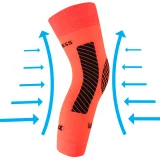kompresní návlek Protect koleno neon oranžová